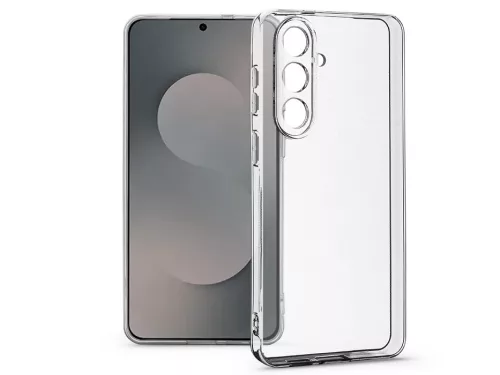 Haffner Clear Case kameravédős szilikon tok - Samsung SM-S942 Galaxy S26 - átlátszó