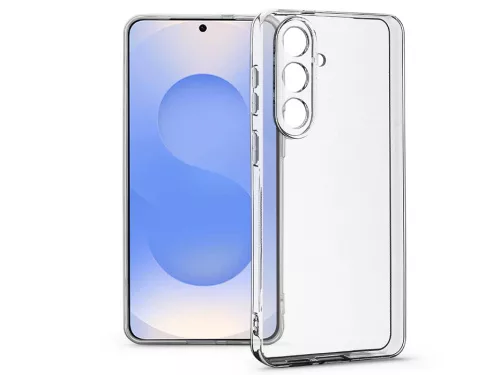 Haffner Clear Case kameravédős szilikon tok - Samsung SM-S947 Galaxy S26+ - átlátszó