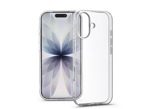 Haffner Clear Case szilikon tok - Apple iPhone 17 - átlátszó
