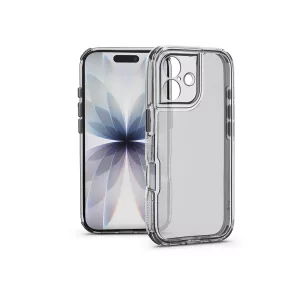  Haffner Matrix Clear kameravédős szilikon tok - Apple iPhone 17 - átlátszó