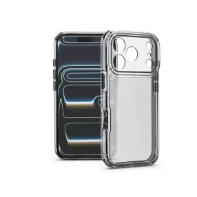   Haffner Matrix Clear kameravédős szilikon tok - Apple iPhone 17 Pro Max - átlátszó