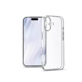   Haffner Clear Case kameravédős szilikon tok - Apple iPhone 17 - átlátszó