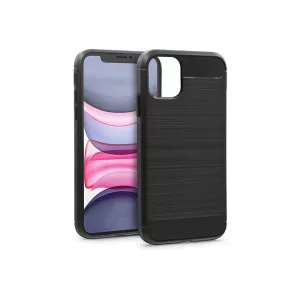 Haffner Carbon szilikon tok - Apple iPhone 11 - fekete