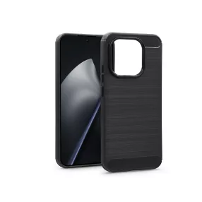 Haffner Carbon szilikon tok - Xiaomi 15T - fekete