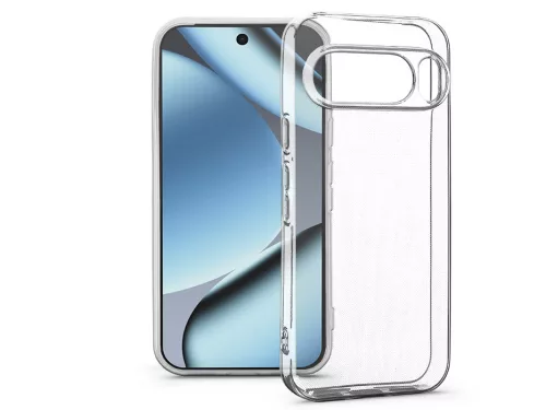 Haffner Clear Case szilikon tok - Google Pixel 10/10 Pro - átlátszó