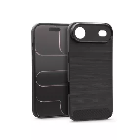 Haffner Carbon szilikon tok - Apple iPhone Air - fekete