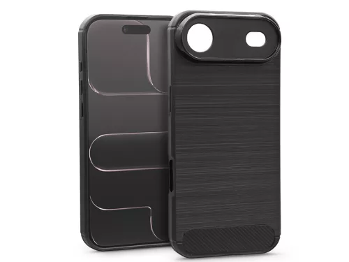 Haffner Carbon szilikon tok - Apple iPhone Air - fekete