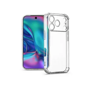   Haffner Anti Shock kamervédős szilikon tok - Apple iPhone 17 Pro Max - átlátszó