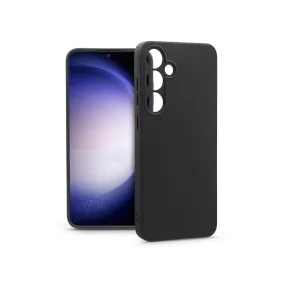   Haffner Matt szilikon tok - Samsung SM-S926 Galaxy S24+ - fekete