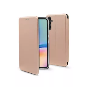   Haffner Smart Diva Flip oldalra nyíló tok - Samsung SM-A057F Galaxy A05s - rose gold