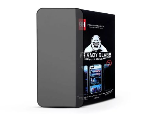 Haffner Privacy Glass Full Glue - Samsung SM-S921 Galaxy S24 üvegfólia - 1 db/csomag