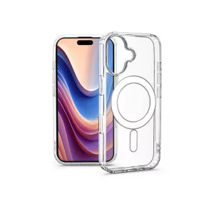   Haffner Anti Shock MagSafe szilikon tok - Apple iPhone 16 Plus - átlátszó