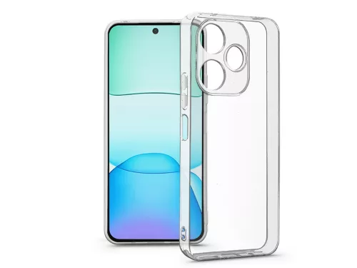 Haffner Clear Case kameravédős szilikon tok - Xiaomi Redmi 13 4G/5G - átlátszó