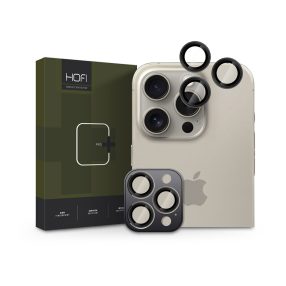   HOFI Camring Pro+ hátsó kameralencse védőüveg - Apple iPhone 16 Pro/16 Pro Max - fekete