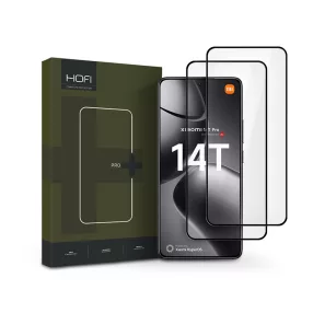   HOFI Glass Pro+ üvegfólia - Xiaomi 14T/14T Pro - 2 db/cs - fekete