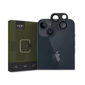   HOFI FullCam Pro+ kameralencse védőüveg + alu kameravédő - Apple iPhone 15/15 Plus - fekete