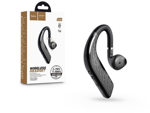 HOCO Wireless Bluetooth headset v4.2 - HOCO E48 Superior Wireless Headset - fekete