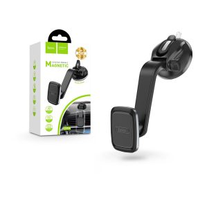   HOCO műszerfalra / szélvédőre helyezhető mágneses autós tartó - HOCO CA45A      Center Console Magnetic Holder - fekete