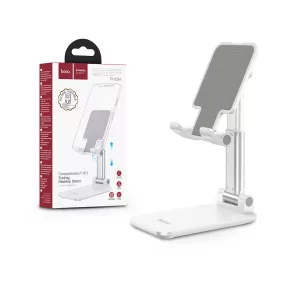   HOCO asztali telefon/tablet tartó 4,7-10'' méretű készülékhez - HOCO PH29A      Compatible Folding Desktop Stand - fehér