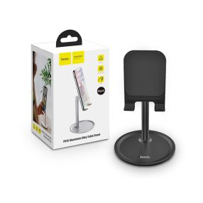   HOCO asztali telefon/tablet tartó 4,7-10'' méretű készülékhez - HOCO PH15       Aluminium Alloy Table Stand - fekete