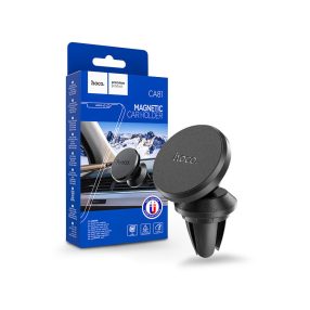   HOCO szellőzőrácsba illeszthető mágneses autós tartó - HOCO CA81 Ligue Magnetic Holder - fekete