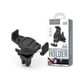   HOCO szellőzőrácsba illeszthető autós tartó 3,5-6'' méretű készülékekhez - HOCO CA38 Air Outlet In-Car Holder - fekete