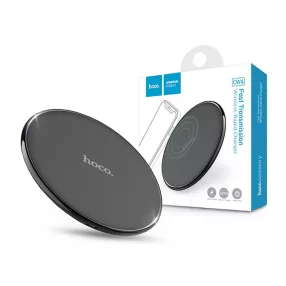   HOCO Qi univerzális vezeték nélküli töltő állomás - 5V/2A - HOCO CW6 Fast       Transmission Wireless Rapid Charger - fekete