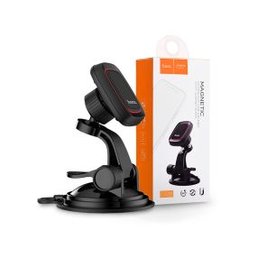   HOCO műszerfalra / szélvédőre helyezhető mágneses autós tartó - HOCO CA28       MagneticCar Holder - fekete