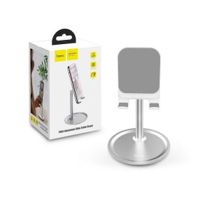   HOCO asztali telefon/tablet tartó 4,7-10'' méretű készülékhez - HOCO PH15       Aluminium Alloy Table Stand - ezüst