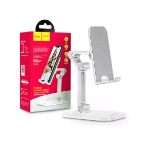   HOCO asztali telefon/tablet tartó 4,7-13'' méretű készülékhez - HOCO PH34       Folding Desktop Stand - fehér
