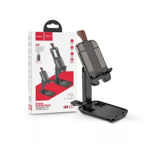   HOCO asztali telefon/tablet tartó 4,7-14'' méretű készülékhez - HOCO S28 FoldingDesktop Stand - fekete