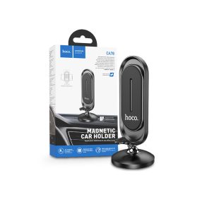   HOCO műszerfalra helyezhető mágneses autós tartó 4,7-6,5'' méretű készülékhez - HOCO CA78 Magnetic Car Holder - fekete