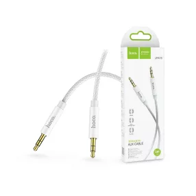   HOCO 3,5 - 3,5 mm jack audio kábel 2 m-es vezetékkel - HOCO UPA19 Aux Audio     Cable - ezüst
