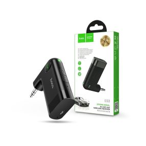   HOCO E53 Bluetooth vezeték nélküli AUX vevőegység - fekete