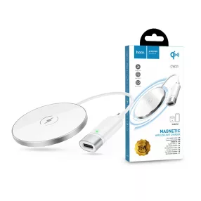   HOCO CW31 MagSafe 15W Qi univerzális vezeték nélküli töltő - fehér