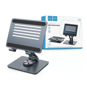   HOCO asztali telefon/tablet tartó állvány max. 7-12.9'' méretű készülékhez -    HOCO PH52 Aluminium Alloy Tablet Desktop Holder - szürke