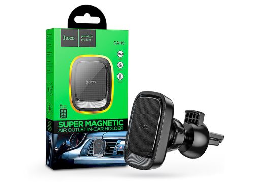 HOCO CA115 mágneses autós tartó szellőzőrácsba - fekete