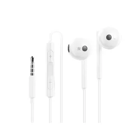  Huawei AM115 gyári sztereó fülhallgató - 3,5mm jack - fehér - ECO