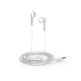   Huawei gyári sztereó felveveős fülhallgató - 3,5 mm jack - Huawei AM116 -       fehér/ezüst - ECO csomagolás