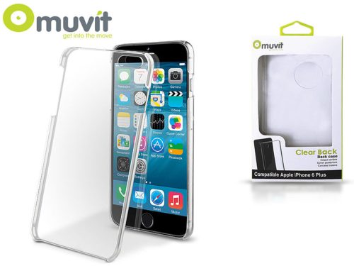 Apple iPhone 6 Plus/6S Plus hátlap - Muvit Clear Back - transparent