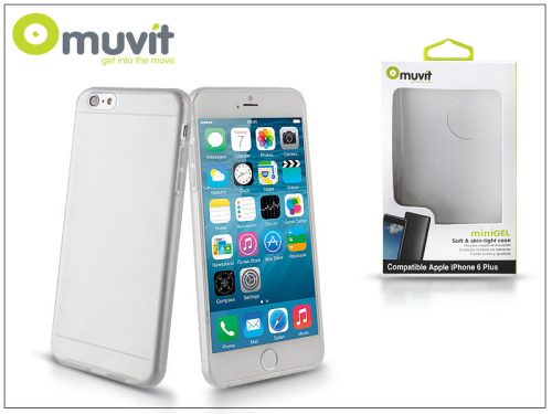 Apple iPhone 6 Plus/6S Plus hátlap - Muvit miniGel - átlátszó