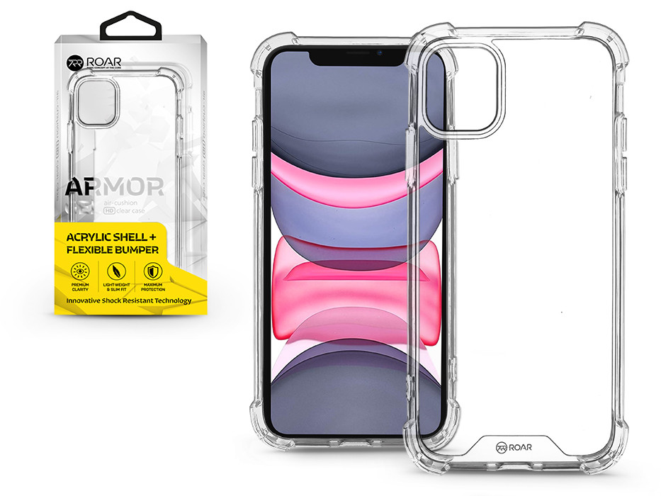 Apple iPhone 11 szilikon hátlap - Roar Armor Gel - átlátszó