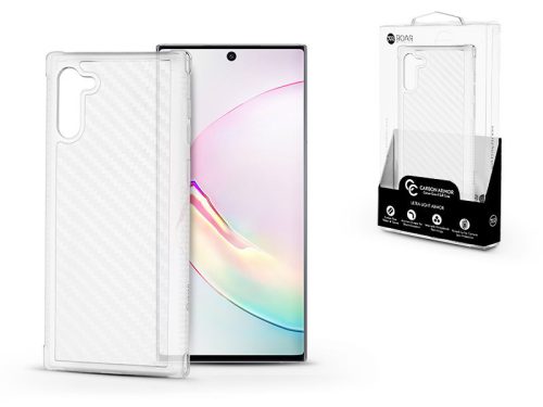 Samsung N970F Galaxy Note 10 szilikon hátlap - Roar Carbon Armor Ultra-Light    Soft Case - átlátszó
