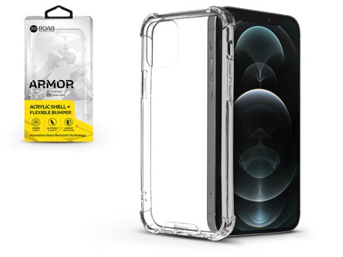 Apple iPhone 12 Pro Max szilikon hátlap - Roar Armor Gel - átlátszó