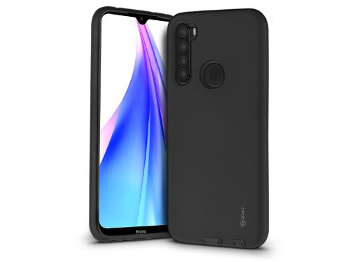 Xiaomi Redmi Note 8T ütésálló hátlap - Roar Rico Hybrid - fekete