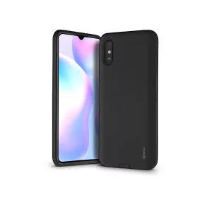   Xiaomi Redmi 9A ütésálló hátlap - Roar Rico Hybrid - fekete