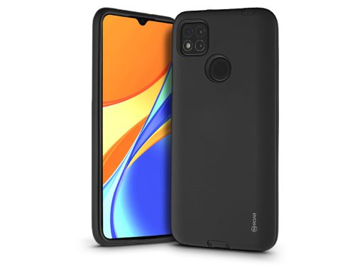 Xiaomi Redmi 9C ütésálló hátlap - Roar Rico Hybrid - fekete