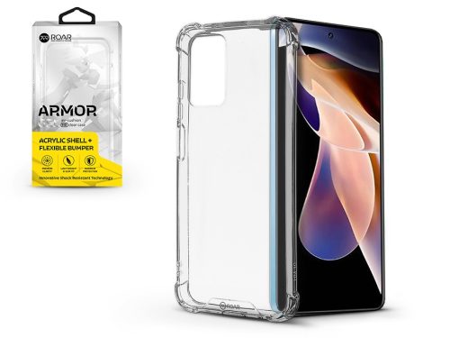 Xiaomi Redmi Note 11 Pro/Redmi Note 11 Pro 5G szilikon hátlap - Roar Armor Gel -átlátszó