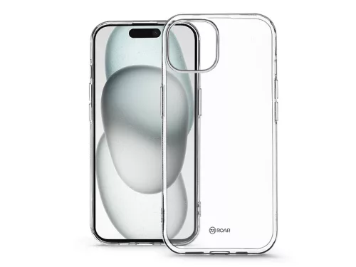Roar All Day Full 360 szilikon tok - Apple iPhone 15 - átlátszó