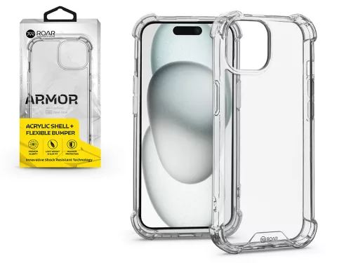 Roar Armor Gel szilikon tok - Apple iPhone 15 - átlátszó
